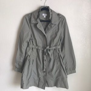 Ann Taylor LOFT | Olive Green Trench Coat